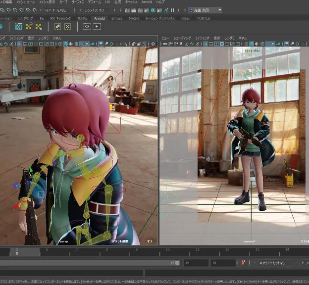 仙台専門学校ニチデ ゲームCG科 作品13